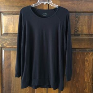Sew Sassy Long Sleeve Black Shirt